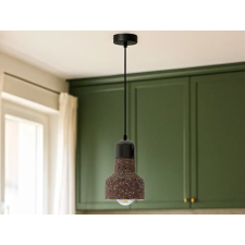 Nedes Függőlámpa terrazzo piros 1xE27 max.60W IP20 Ø120x200x1000mm - ME0214R/R világítás