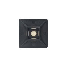 Nedes Kábelkötöző tartó öntapadós fekete max. 2,8 mm-ig - TMA1212/BK villanyszerelés