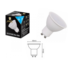 Nedes LED lámpa GU10 3W hideg fehér izzó