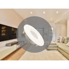 Nedes LED süllyesztett lámpatest 7W, Ø85x25mm, IP44, 4000K, fehér LDL253 világítás