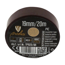 Nedes Szigetelőszalag PVC 19mm/20m barna - TP1920/BR villanyszerelés