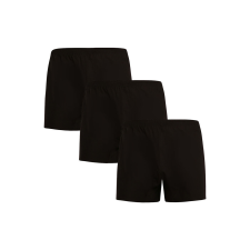 Nedeto 3PACK férfi bő szárú boxeralsók Nedeto fekete (3NDTT001) XL férfi alsó