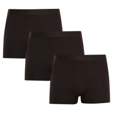 Nedeto 3PACK Férfi boxeralsó Nedeto fekete (3NB001) M