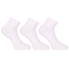 Nedeto 3PACK zokni Nedeto alacsony bambusz fehér (3PBN02) XL