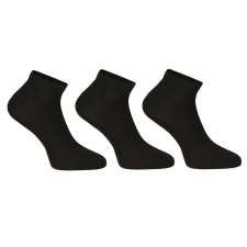 Nedeto 3PACK zokni Nedeto alacsony bambusz fekete (3PBN01) M férfi zokni