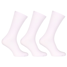 Nedeto 3PACK zokni Nedeto magas bambusz fehér (3PBV02) M