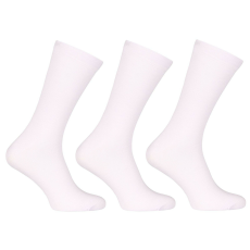 Nedeto 3PACK zokni Nedeto magas bambusz fehér (3PBV02) XL