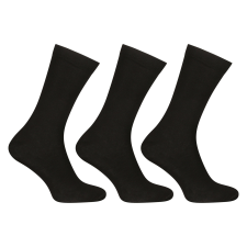 Nedeto 3PACK zokni Nedeto magas bambusz fekete (3PBV01) L férfi zokni