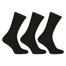 Nedeto 3PACK zokni Nedeto magas bambusz fekete (3PBV01) S