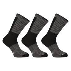 Nedeto 3PACK zokni Nedeto magas téli fekete (3NWC1) L