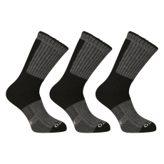 Nedeto 3PACK zokni Nedeto magas téli fekete (3NWC1) XL