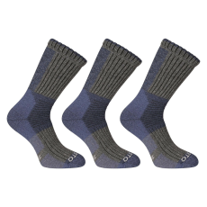 Nedeto 3PACK zokni Nedeto magas téli kék (3NWM1) L