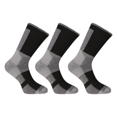 Nedeto 3PACK zokni Nedeto magas téli szürke (3NWS1) S