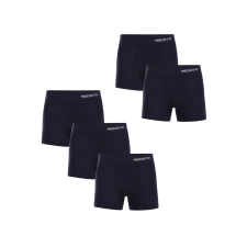 Nedeto 5PACK Férfi boxeralsó Nedeto varrat nélküli bambusz kék (5NDTB002S) M férfi alsó