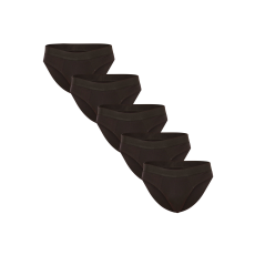 Nedeto 5PACK férfi slipek Nedeto fekete (5NDTS001) XL