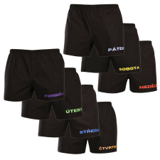 Nedeto 7PACK férfi bő szárú boxeralsók Nedeto 2. hét (7NTF2) 3XL férfi alsó