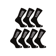 Nedeto 7PACK zokni Nedeto magas fekete (7NDTP001-brand) S
