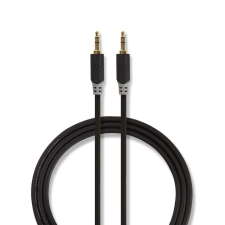 Nedis 3,5 mm-es sztereó audiokábel 1m fekete (CABW22000AT10) (CABW22000AT10) kábel és adapter