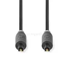 Nedis CABW25000AT50 optikai audió kábel, TosLink dugó, hossz: 5 m (CABW25000AT50) kábel és adapter