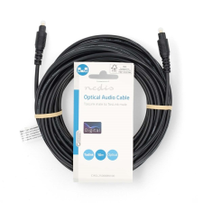 Nedis CAGL25000BK100 optikai audio kábel, TosLink dugó, hossz 10m (CAGL25000BK100) kábel és adapter