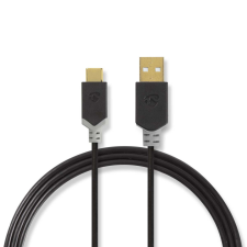 Nedis CCBW60601AT20 USB 2.0 2 M USB A USB C Antracit kábel és adapter