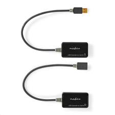 Nedis CCBW60EXTBK500 USB 2.0 aktív hosszabbító - fekete kábel és adapter
