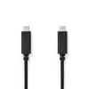 Nedis CCGB64700BK20 USB Type-C apa - USB Type-C apa 3.2 Adat és töltő kábel - Fekete (2m)