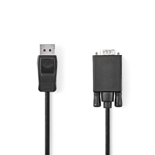 Nedis CCGL37301BK20 VGA - DisplayPort Kábel 2m - Fekete (CCGL37301BK20) kábel és adapter