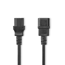 Nedis CEGL10500BK20 Hálózati Tápkábel 2m - Fekete (CEGL10500BK20) kábel és adapter