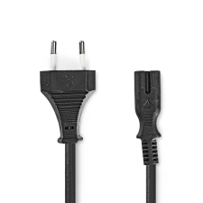 Nedis CEGL11042BK20 Hálózati tápkábel 2m - Fekete kábel és adapter