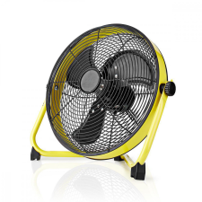 Nedis FNFL11FYW30 Ipari padlóventilátor Ø30cm - sárga/fekete ventilátor