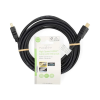 Nedis Nagy Sebességű HDMI ™ kábel Ethernet | HDMI™ Csatlakozó | HDMI™ Csatlakozó | 4K@60Hz | ARC | 18 Gbps | 5.00 m | Kerek | PVC | Fekete | Label