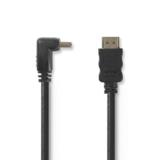 Nedis Nedis Nagy sebességű HDMI™ kábel Ethernet átvitellel | HDMI™ Csatlakozó - HDMI™ Csatlakozó 90°-ban Hajlított | 1,5 m | Fekete kábel és adapter