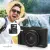 Nedis Nedis PCAM2530BK vlogger digitális fényképezőgép / kamera, kihajtható képernyő, 75 MPixel, 5K@15fps, 16 MPixeles CMOS