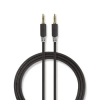 Nedis Nedis Sztereó audiokábel | 3,5 mm-es Dugasz - 3,5 mm-es Dugasz | 0,5 m | Antracit