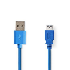 Nedis Nedis USB 3.0 kábel | A Dugasz - A Aljzat | 1,0 m | Kék kábel és adapter