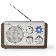 Nedis RDFM5110BN FM rádió barna-ezüst rádió