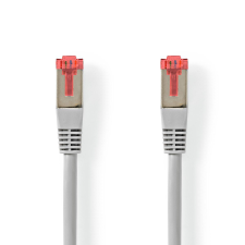 Nedis S/FTP CAT6 Patch kábel 1m Szürke (CCGT85221GY10) kábel és adapter