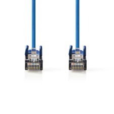 Nedis SF/UTP CAT5e Hálózati Kábel 1.5m Kék kábel és adapter