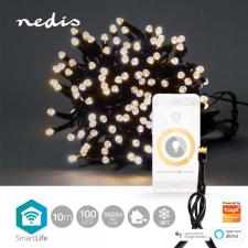 Nedis SmartLife Dekoratív LED | Húr | Wi-Fi | Meleg Fehér | 100 LED&#039;s | 10.0 m | Android™ / IOS karácsonyi dekoráció
