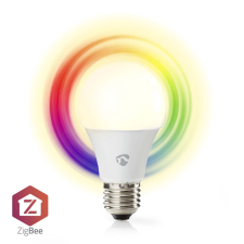 Nedis SmartLife LED izzó Zigbee 3.0 E27 806lm 9W RGB 2200-6500K színes (ZBLC10E27) (ZBLC10E27) izzó