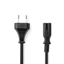 Nedis tápkábel - európai csatlakozó - IEC-320-C7 2m fekete (PCGP11040BK20) (PCGP11040BK20) kábel és adapter