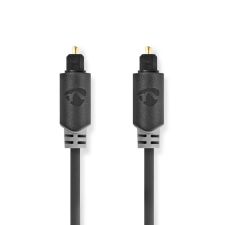 Nedis TosLink Dugasz x2, PVC, antracit, optikai audió kábel, 3m (CABW25000AT30) (CABW25000AT30) kábel és adapter