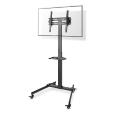 Nedis TVSM5100BK 32"-55" LCD TV/Monitor kocsis padlóállvány - Fekete tv állvány és fali konzol