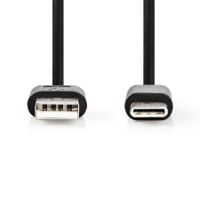 Nedis USB 2.0-A apa - USB-C™ apa Szinkronizáló- és Töltőkábel 2m - Fekete (CCGT60600BK20) kábel és adapter