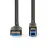 Nedis USB 3.2 Gen 1 Összekötő Fekete 2m CCGB61100BK20