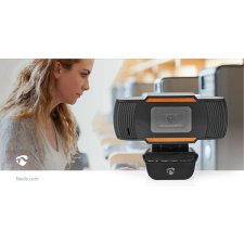 Nedis Webkamera | Full HD@30fps | Rögzített Fókusz | Beépített Mikrofon | Fekete webkamera