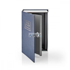 Nedis Zár | Könyvszéf | Billentyűzár | Benti | Kicsi | A belső térfogat: 0.86 l | 2 Kulccsal | Ezüst / Kék széf