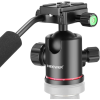 Neewer 360° Panoráma Gömb Állványfej - Ball head (Gyorskioldó-val) - Piros-Fekete