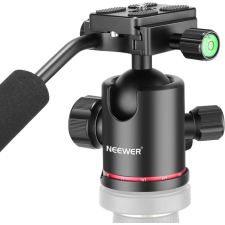 Neewer 360° Panoráma Gömb Állványfej - Ball head (Gyorskioldó-val) - Piros-Fekete állványfej
